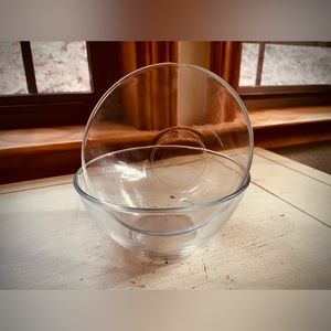 DONATED! 2 Clear Glass Dessert Bowls